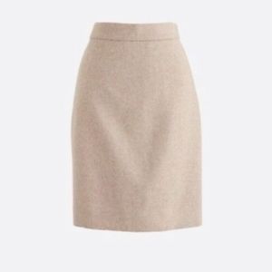J Crew Double-Serge Wool Pencil Skirt